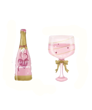 Balloon set «Champagne» 2 pcs
