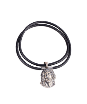 Rhodium plated Necklace։ Jesus