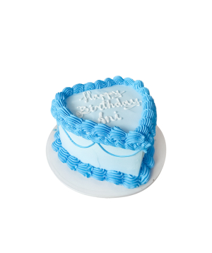 Cake «Heart» blue