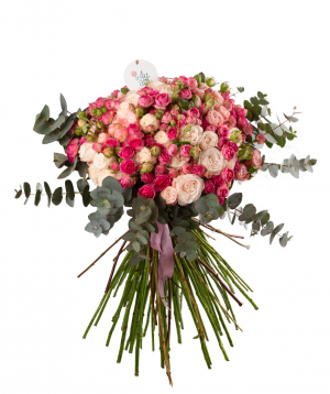 Bouquet `Innopolis` with spray roses