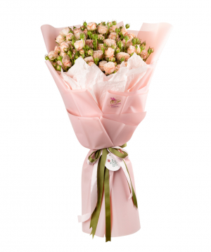 Bouquet `Bedian` with spray roses