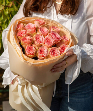 Bouquet «Rosery» with roses №59