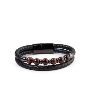 Men's bracelet «Shakhramanyan's» from natural stonesx №42