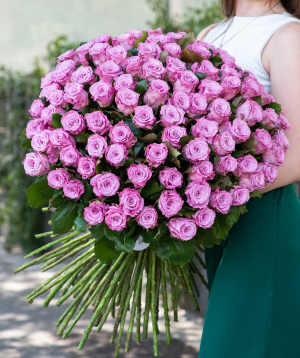 Bouquet ''Maretim'' with roses 101 pcs.