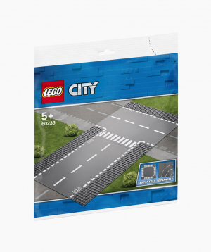 Lego City Building Kit Straight and T-junction