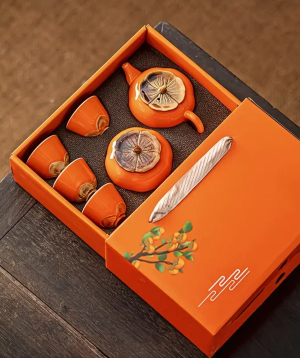 Բաժակների հավաքածու «Gift Store»Orange Tea №144