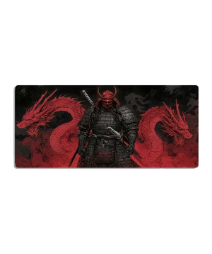 Коврик для мыши «Чёрный самурай» игровой, №405 40x90 cm