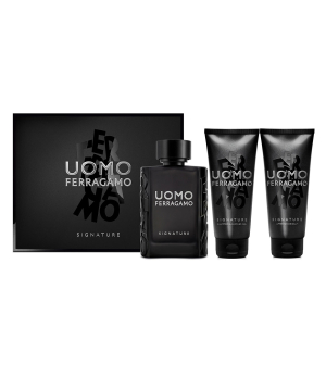 Парфюм «Ferragamo» Signature Uomo, мужской, 100+100+100 мл