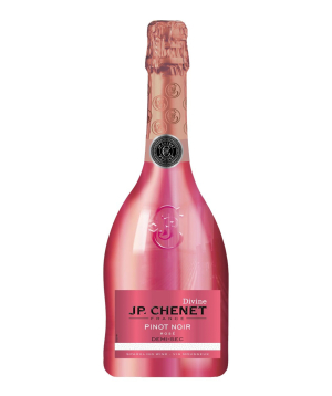 Sparkling wine `J.P. Chenet Divine Pino Noir Pink` pink, semi dry 750ml