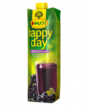 Сок `Happy Day` Натуральный, черная смородина 1л