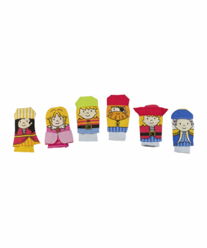 Toy `Goki Toys` finger puppets Pirates