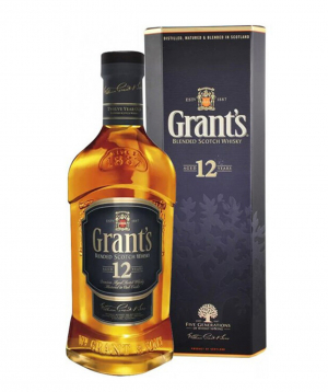 Whiskey `Grants` 12 years 700 ml
