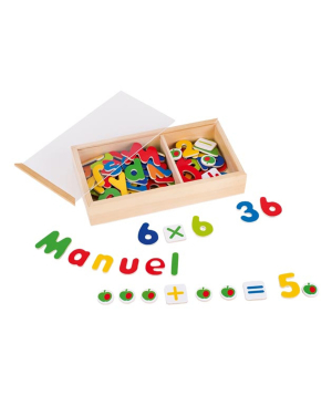 Toy `Goki Toys` Magnetic alphabet and numbers