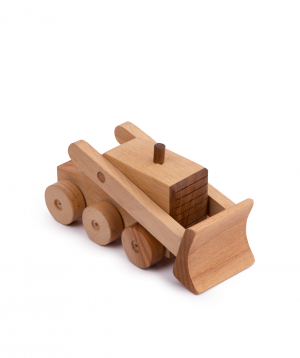 Tractor ''I'm wooden toys'' wooden