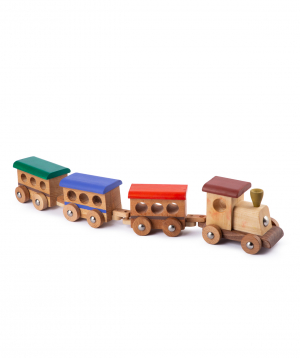 Խաղալիք «Im wooden toys» փայտե գնացք
