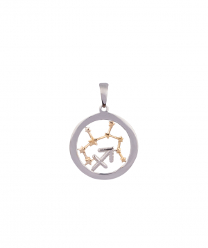 Pendant ''Less is more'' gold №52