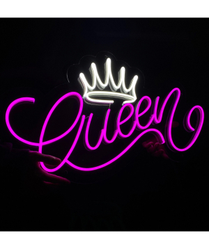 Neon light «ANeon» Queen, 70 x 40 cm