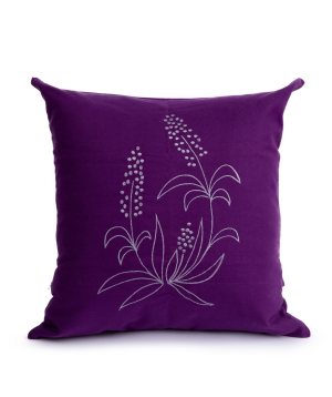 Embroidered cushion ''Jasmine Home'' №46