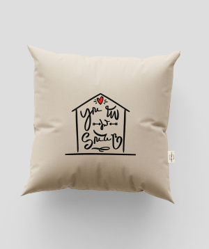 Pillow ''Marpe'' handmade, decorative №34