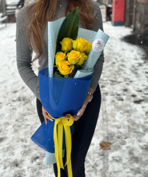 Букет «Хершел» с розами