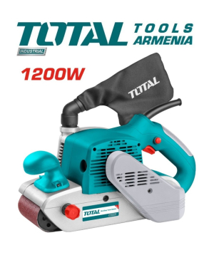 Ժապավենային հղկող մեքենա «Total Tools» TBS12001, 1200 Վտ