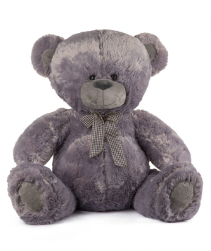 Teddy bear «Gray» with a heart, 1,25 m