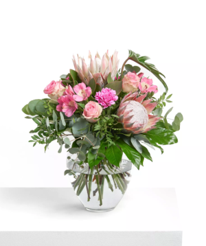 Германия․ букет №367 с розами и протеей