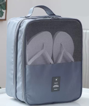 Shoe bag «Travel» blue