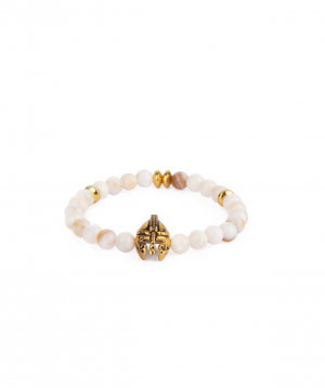Bracelet `Ssangel Jewelry` men`s №18, with natural stones