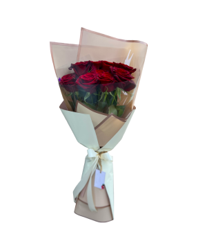 Bouquet `Lipki` with roses