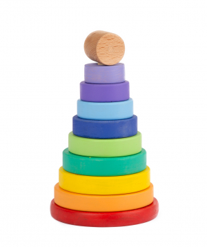 Toy `I'm wooden toys` tower 23 sm №3