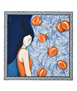 Scarf `Sunny jewelry` Apricot