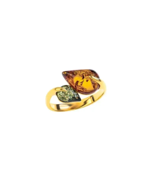 Silver ring «SiaMoods» SR113GP 18