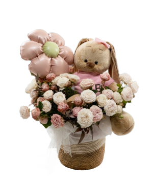 Композиция «Floriani» с кустовыми розами №14