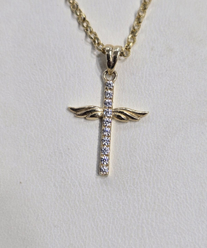Pendant ''Less is more'' gold №83