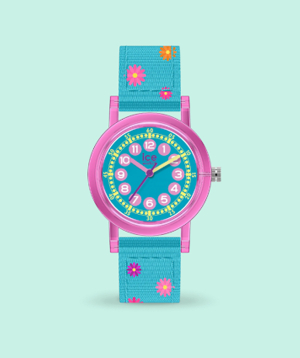Children's watch «Ice-Watch» Ice Learning Pink Flowers / 024497