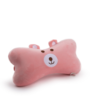 Подушка для машины «Мишка» розовая