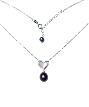 Silver necklace «SiaMoods» SN262BK