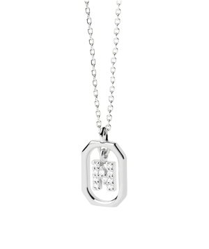 Silver necklace «PDPAOLA» CO02-525-U