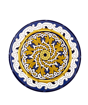 Decorative plate «ManeTiles» ceramic №75