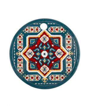 Plate `ManeTiles` decorative, ceramic №22