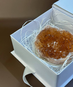 Candle «Light Your Home» Amethyst №3035 with paraffin and gel wax