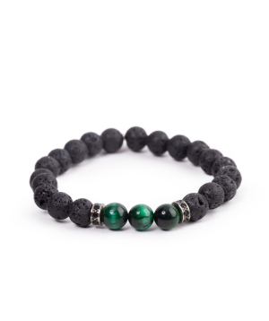 Men's bracelet with natural stones №23