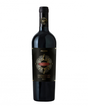 Wine `Piccini Frapasso Primitivo` red, dry 750 ml