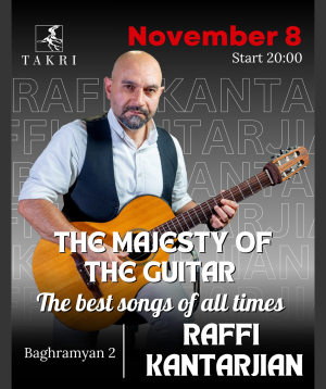 The best songs of all times at Takri | Раффи Гантарчеан, 2025-11-08, 20:00