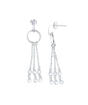 Silver earrings «SiaMoods» SE793