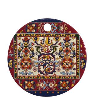 Serving plate `ManeTiles` decorative, ceramic №6