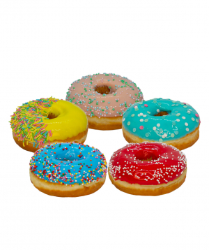 Collection of donuts `YumYum Donuts` №2