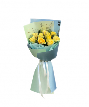 Bouquet `Windsor` with roses