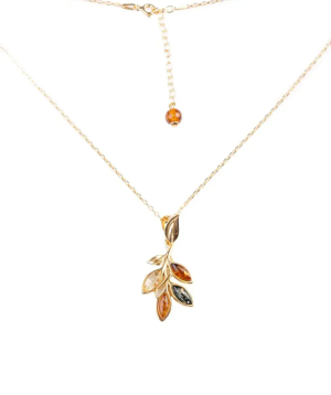 Silver necklace «SiaMoods» SN-SP481GP